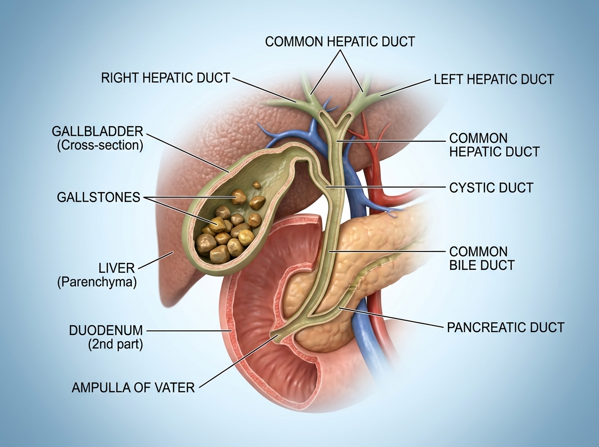 Gall Stones Medical Anatomy