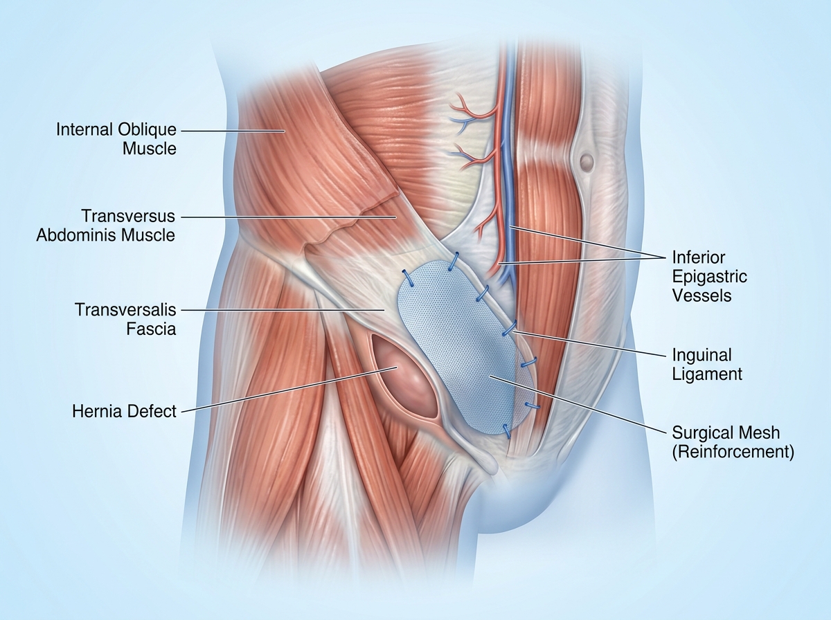 Hernia Repair Anatomical Visualization
